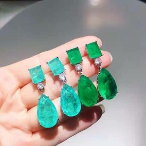 Angelina Inspired Red Carpet Emerald Earrings